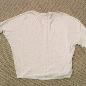 White light weight sweater